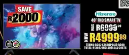 Lewis Hisense FHD smart tv offer