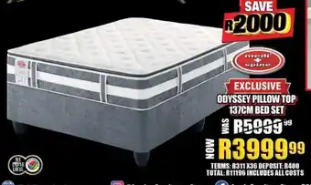 Lewis Odyssey pillow top bed set offer