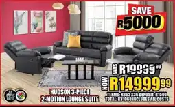 Lewis Hudson 3-piece 2-motion lounge suite offer
