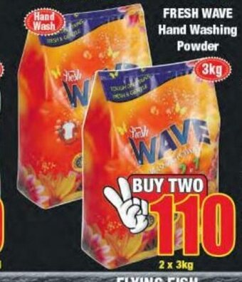 Boxer Fresh Wave Hand Washing Powder 2x3kg offer