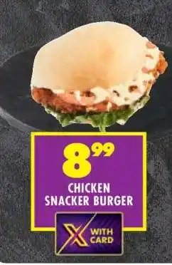 Shoprite CHICKEN SNACKER BURGER offer