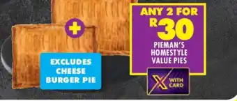 Shoprite PIEMAN'S HOMESTYLE VALUE PIES offer
