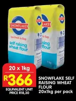 Shoprite Snowflake Self Raising Wheat Flour offer