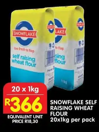 Shoprite Snowflake Self Raising Wheat Flour offer
