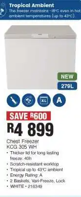 Chest Freezer KCG 305 WH