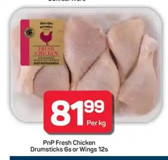 Pick n Pay Hypermarket PnP Fresh Chicken Drumsticks 6s or Wings 12s offer