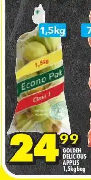 Shoprite GOLDEN DELICIOUS APPLES offer