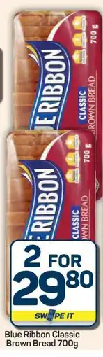 Pick n Pay Hypermarket BLUE RIBBON CLASSIC BROWN BREAD 700g offer