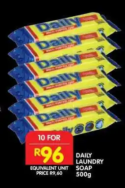 Shoprite DAILY LAUNDRY SOAP 500g offer