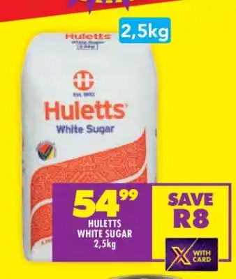 Shoprite Huletts White Sugar 2.5kg offer