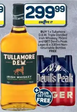 Pick n Pay Hypermarket Tullamore D.E.W. Triple Distilled Irish Whiskey 750ml offer