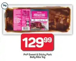 Pick n Pay Hypermarket PnP Sweet & Sticky Pork Belly Ribs 1kg offer