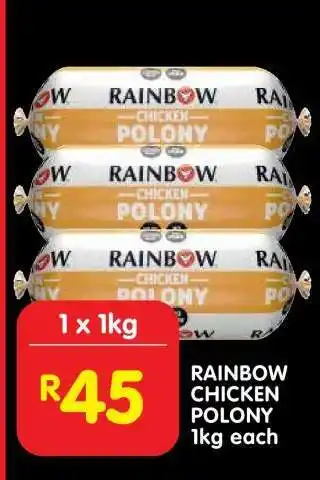 Shoprite RAINBOW CHICKEN POLONY offer