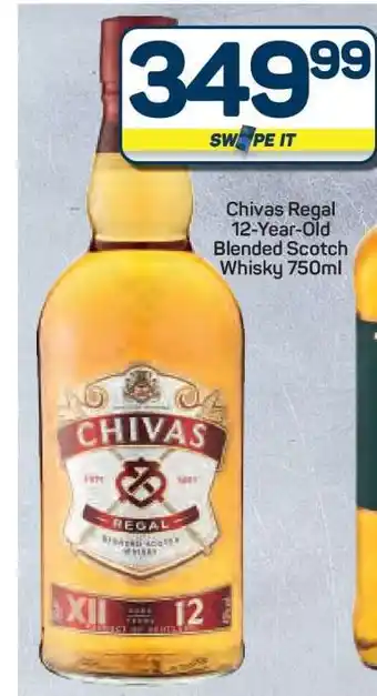 Pick n Pay Hypermarket Chivas Regal 12-Year-Old Blended Scotch Whisky 750ml offer