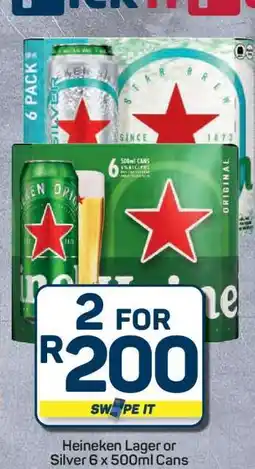 Pick n Pay Hypermarket Heineken Lager or Silver offer