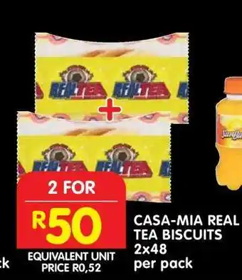 Shoprite CASA-MIA REAL TEA BISCUITS offer