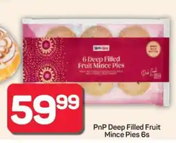 Pick n Pay Hypermarket PnP Deep Filled Fruit Mince Pies 6s offer