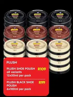 Shoprite PLUSH SHOE POLISH offer