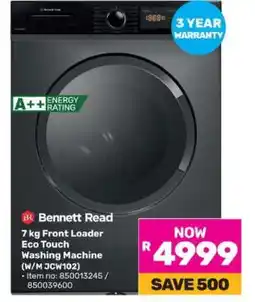 Game Bennett Read 7 kg Front Loader Eco Touch Washing Machine offer