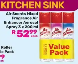 Game Air Scents Mixed Fragrance Air Enhancer Aerosol Spray 3 x 200 ml offer