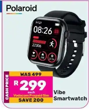 Game Polaroid Vibe Smartwatch offer