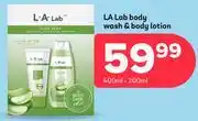 PEP La Lab Body Wash & Body Lotion-400ml + 200ml offer