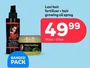 PEP Laxi Hair Fertilizer + Hair Growning Oil Spray 150ml + 125ml offer