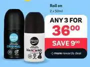 PEP Pride Roll On-For Any 2 x 50ml offer