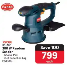 Makro RYOBI 380 W Random Sander offer