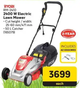 Makro RYOBI 2400 W Electric Lawn Mower offer