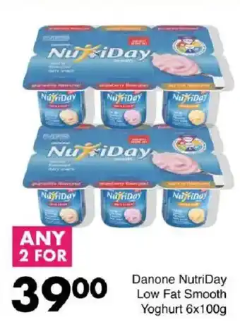 Save Hyper Danone NutriDay Low Fat Smooth Yoghurt offer