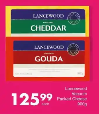 Save Hyper Lancewood Vacuum Packed Cheese offer