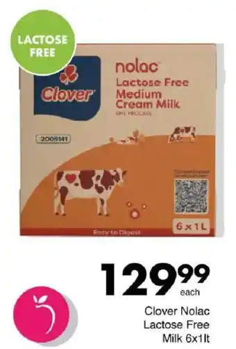 Save Hyper Clover Nolac Lactose Free Milk offer