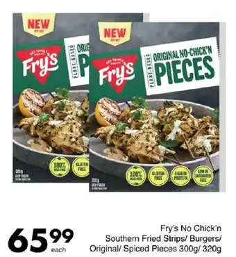 Save Hyper Fry's No Chick'n Southern Fried Strips/ Burgers/ Original/ Spiced Pieces offer