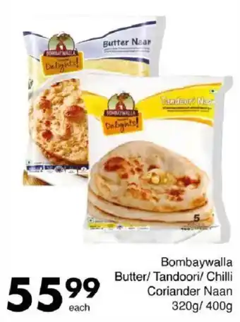 Save Hyper Bombaywalla Butter/ Tandoori/ Chilli Coriander Naan offer