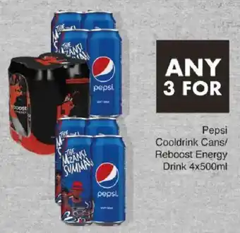 Save Hyper Pepsi Cooldrink Cans/ Reboost Energy Drink offer