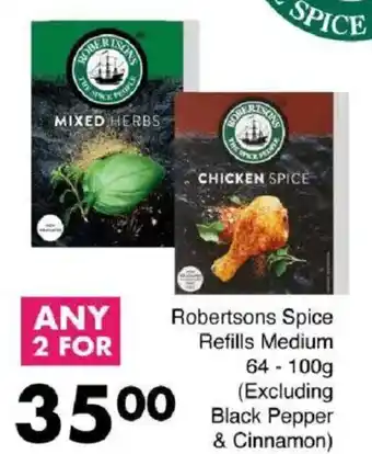 Save Hyper Robertsons Spice Refills Medium offer