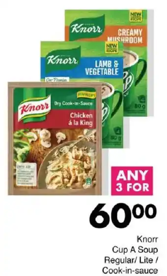 Save Hyper Knorr Cup A Soup Regular/ Lite/ Cook-in-sauce offer