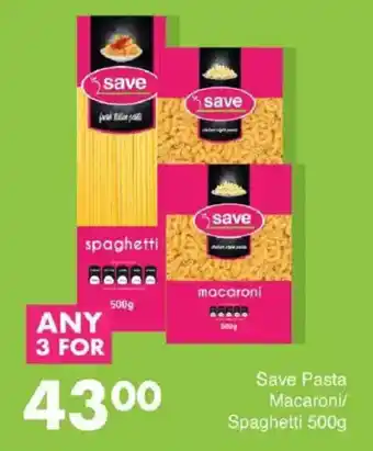 Save Hyper Save Pasta Macaroni/ Spaghetti offer