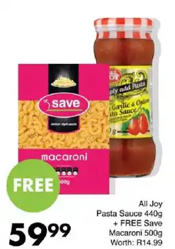 Save Hyper All Joy Pasta Sauce offer
