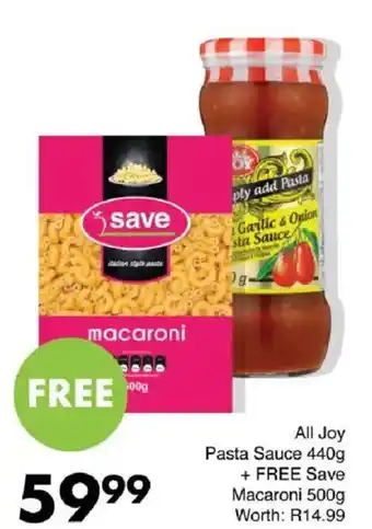 Save Hyper All Joy Pasta Sauce offer