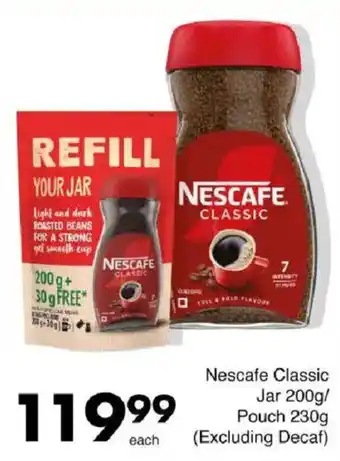 Save Hyper Nescafe Classic Jar/ Pouch offer