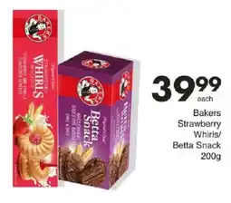 Save Hyper Bakers Strawberry Whirls/ Betta Snack offer