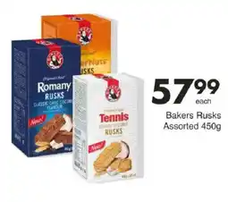 Save Hyper Bakers Rusks Assorted offer