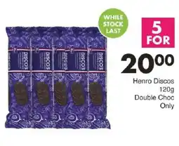 Save Hyper Henro Discos Double Choc Only offer