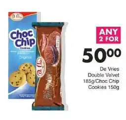 Save Hyper De Vries Double Velvet/ Choc Chip Cookies offer