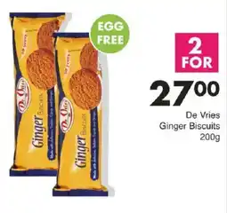 Save Hyper De Vries Ginger Biscuits offer