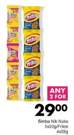 Save Hyper Simba Nik Naks/ Fritos offer
