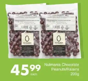 Save Hyper Nutmania Chocolate Peanuts/ Raisins offer