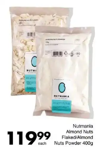 Save Hyper Nutmania Almond Nuts Flaked/ Almond Nuts Powder offer